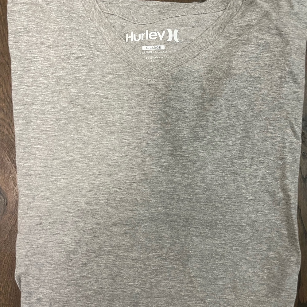 Mens Gray Hurley T-Shirt